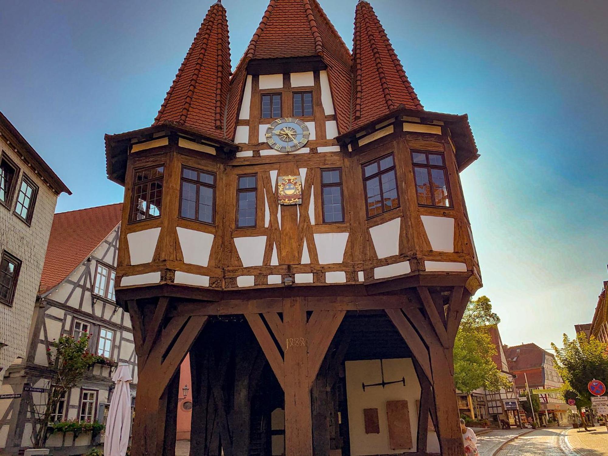 Apartment Am Historischen Rathaus Michelstadt Buitenkant foto